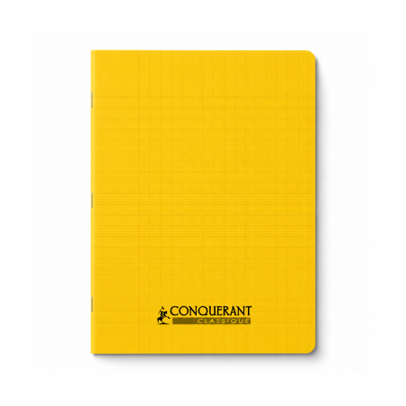 Cahier Conquérant Polypro Jaune – 96 Pages 90g - Résistant, Pratique et Coloré | Maroc
