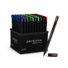 Stylo Gel LINC Pentonic Marron – Tub de 100 Stylos (0.6 mm, 0.7 mm et 1.0 mm) - Écriture Fluide et Couleur Élégante | Maroc
