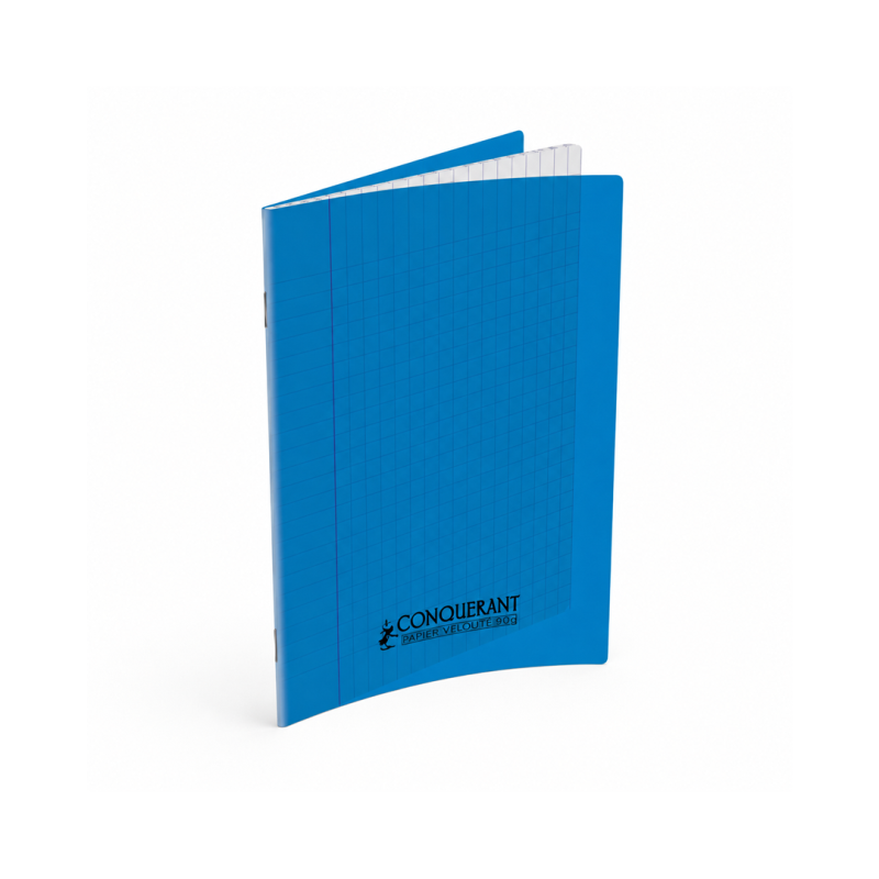 Cahier Conquérant Polypro Bleu – 96 Pages 90g - Résistant et Idéal pour les Études | Maroc