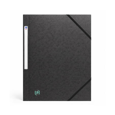 Chemise à Élastiques OXFORD A4 Noire - Élégance Professionnelle et Protection des Documents | Maroc
