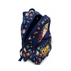 Cartable à Roulettes Trolley 12" Baby Shark ND12-TRG - 2 Poches, Tissu Satiné Imperméable | Maroc