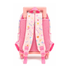 Cartable à Roulettes Trolley 12" Enfant TD24-2 - Motifs Animés, 2 Poches et Porte-Clés Inclus | Maroc