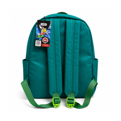 Sac à Dos 16" Enfant Vert à 2 Poches avec Porte-Clés - Motifs Fille et Garçon | Maroc