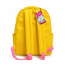 Sac à Dos 16" Enfant Jaune à 2 Poches avec Porte-Clés - Motifs Fille et Garçon | Maroc
