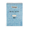 Bloc-Notes Multicolore A4 UNISTYLE 47954 – 160 Pages 70g Dos Carré - Grand Format et Pratique | Maroc