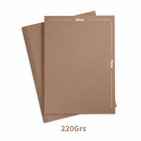 Feuille Papier Canson Couleur Coffee 220 g/m² – Format 50 x 70 cm - Support Artistique Premium | Maroc