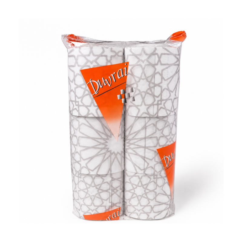 Lot de 6 Rouleaux de Caisse Thermiques DUVRAI 79 × 70 × 12 mm - Papier Thermique Haute Qualité pour Caisses POS | Maroc