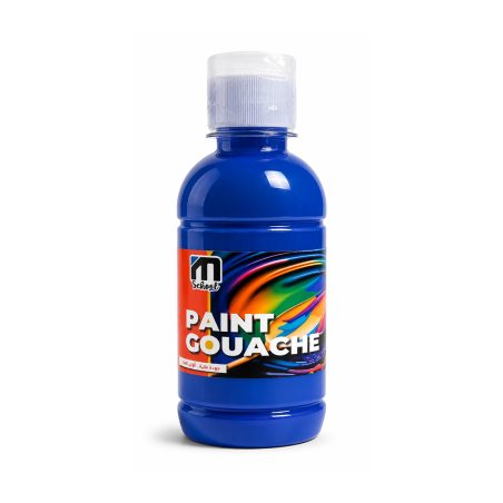 Gouaches en bouteille de 250ml Bleu l Réf : MS-250N BLUE M