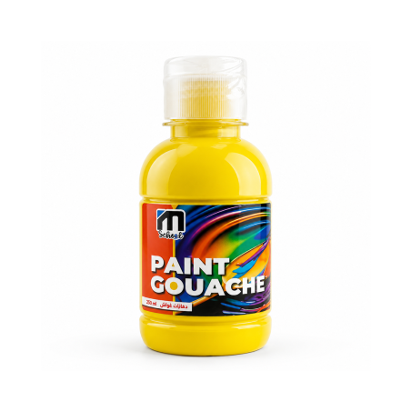 Gouaches en bouteille de 250ml jaune Réf : MS-250N YELLOW M | Maroc