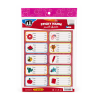 Étiquettes Scolaires M.SCHOOL MS-ST135F – 100 Étiquettes 7 × 3,5 cm - Étiquettes d'Identification pour Cahiers et Livres | Maroc