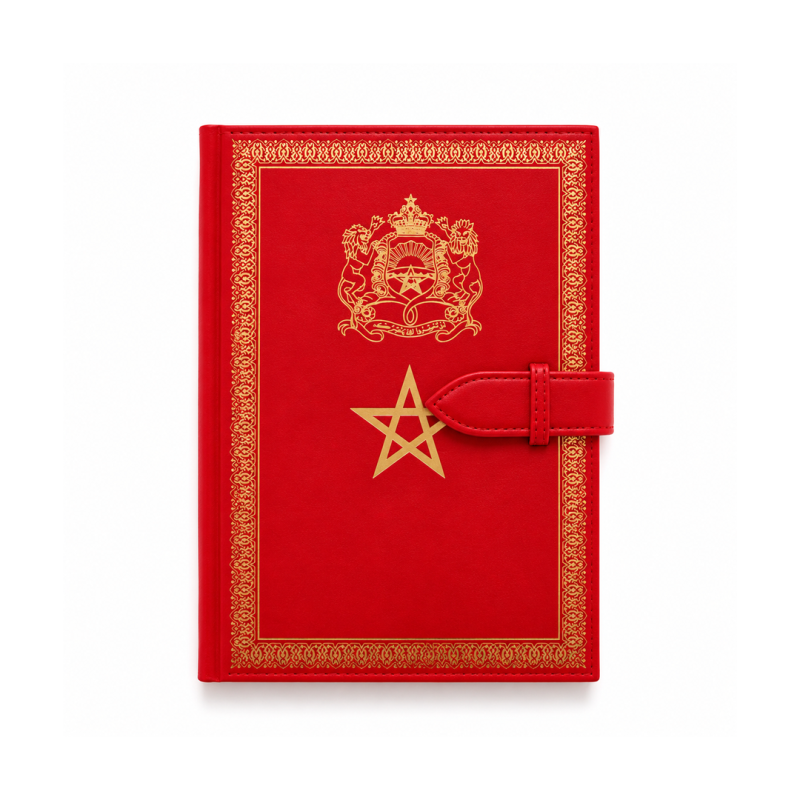 Porte-Documents Rouge Réf. P011RG - Chemise de Classement pour Documents A4, Bureau, École et Administration | Maroc