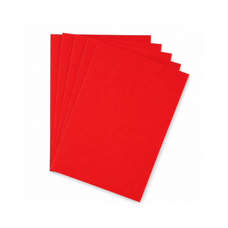 Paquet de 100 Chemises Dossiers Rouges 180 g Réf. R180GL - Chemises de Classement en Carton pour Bureau | Maroc