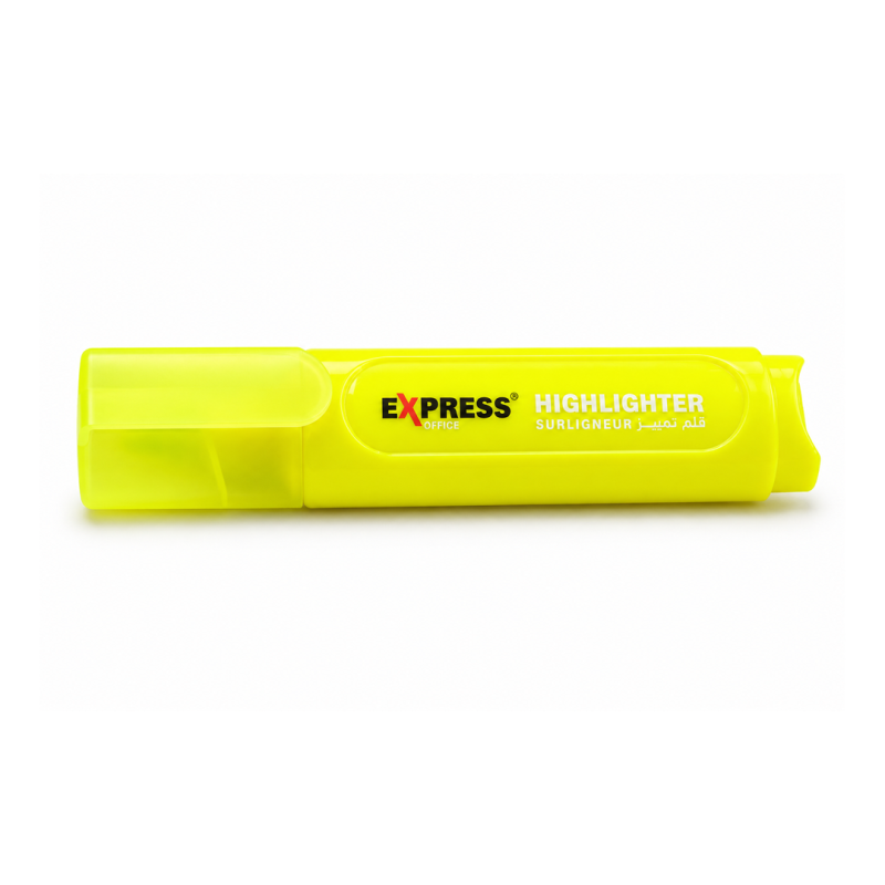 Surligneur Jaune XO Réf. XO-2308 - Feutre Surligneur Fluorescent pour Bureau, École et Études | Maroc
